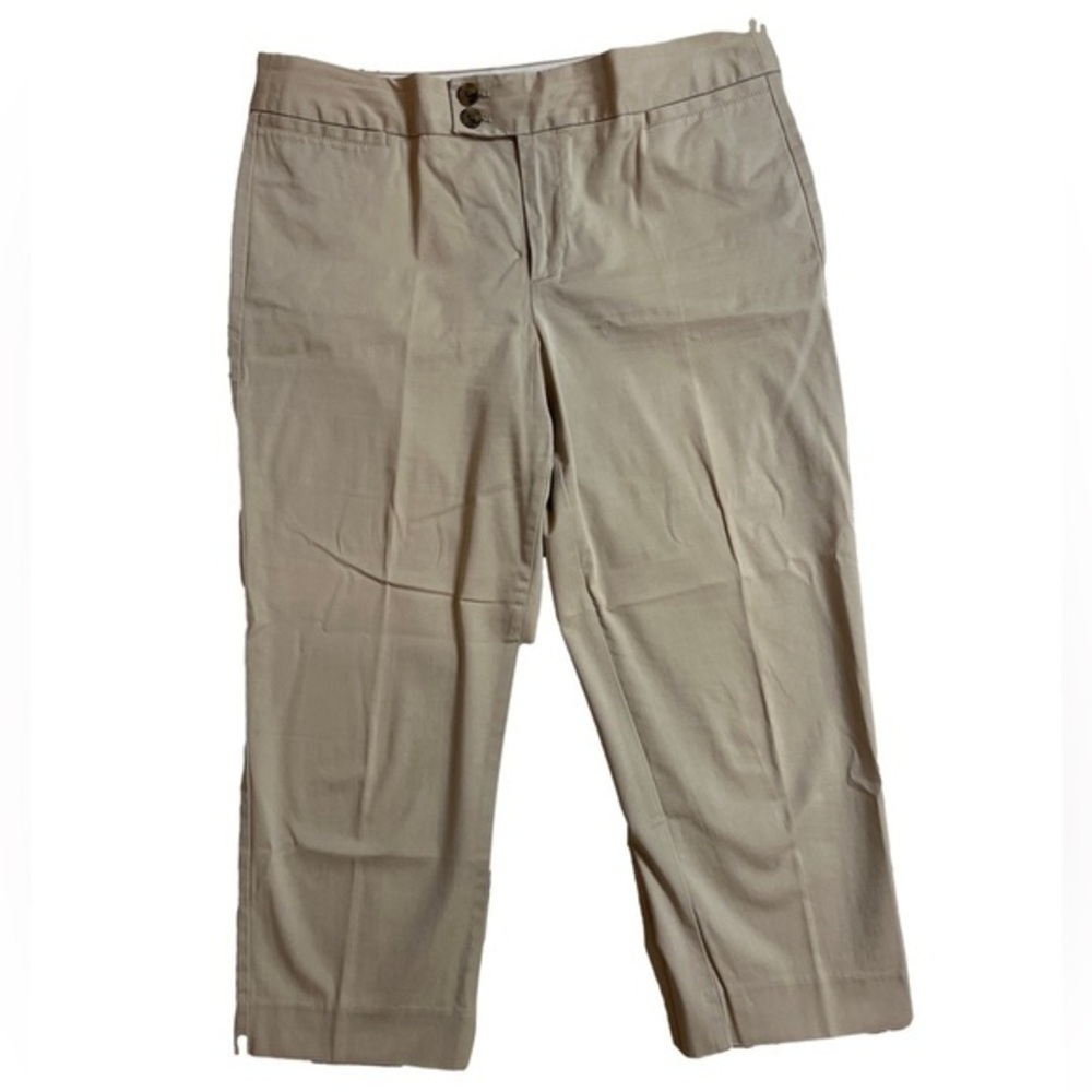 ⭐️ GAP Curvy cropped khaki pants- size 12
